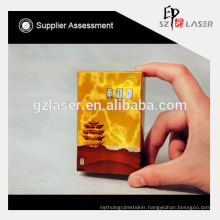 Hologram pet protective film for cigarette packing with 12 micron thickness